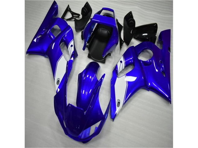 White Blue 98-02 YZF R6 Motorcycle Fairings