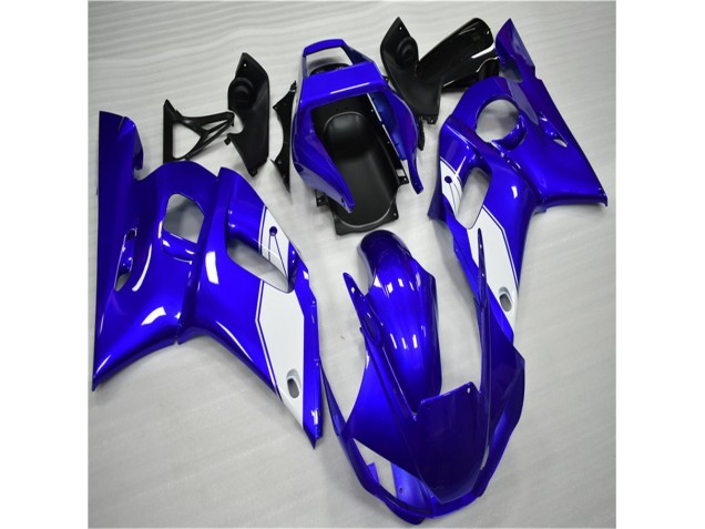 White Blue 98-02 YZF R6 Motorcycle Fairings