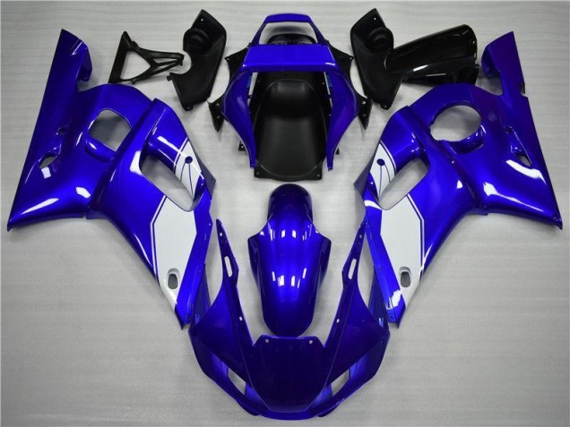 White Blue 98-02 YZF R6 Motorcycle Fairings