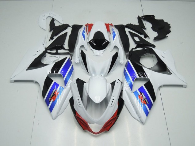 White Blue Black 09-16 GSXR 1000 Motorcycle Fairings White Blue Black 09-16 GSXR 1000 Motorcycle Fairings