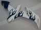 White Blue Flame 04-06 YZF R1 Motorcycle Fairings White Blue Flame 04-06 YZF R1 Motorcycle Fairings