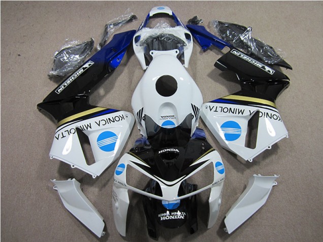 White Blue Konica Minolta 05-06 CBR600RR Motorcycle Fairings White Blue Konica Minolta 05-06 CBR600RR Motorcycle Fairings