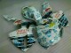 White Blue Nastro Azzurro 46 05-06 CBR600RR Motorcycle Fairing White Blue Nastro Azzurro 46 05-06 CBR600RR Motorcycle Fairing