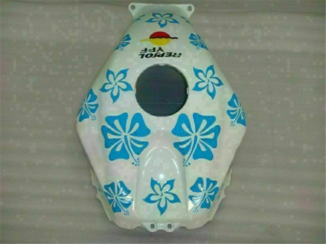 White Blue Nastro Azzurro 46 05-06 CBR600RR Motorcycle Fairing White Blue Nastro Azzurro 46 05-06 CBR600RR Motorcycle Fairing