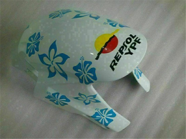 White Blue Nastro Azzurro 46 05-06 CBR600RR Motorcycle Fairing White Blue Nastro Azzurro 46 05-06 CBR600RR Motorcycle Fairing