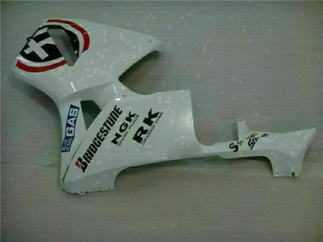 White Blue R 2 03-04 CBR600RR Motorcycle Fairings White Blue R 2 03-04 CBR600RR Motorcycle Fairings