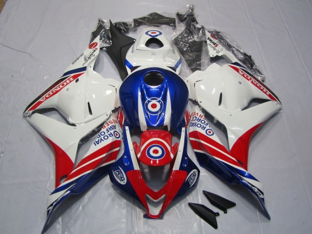 White Blue Red 09-12 CBR600RR Motorcycle Fairing White Blue Red 09-12 CBR600RR Motorcycle Fairing