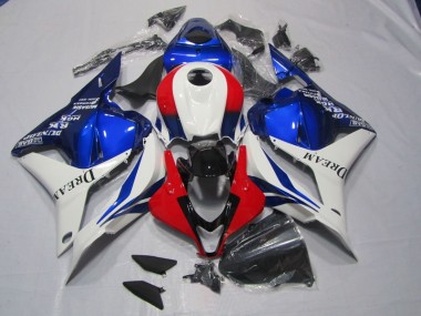 White Blue Red DREAM 09-12 CBR600RR Motorcycle Fairings