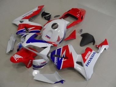 White Blue Red Motul HRC 05-06 CBR600RR Motorcycle Fairings