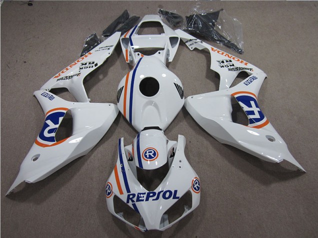 White Blue Repsol 06-07 CBR1000RR Motorcycle Fairings
