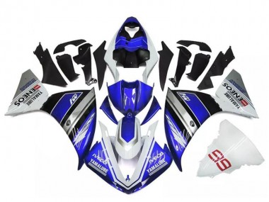 White Blue Silver 09-11 YZF R1 Motorcycle Fairings