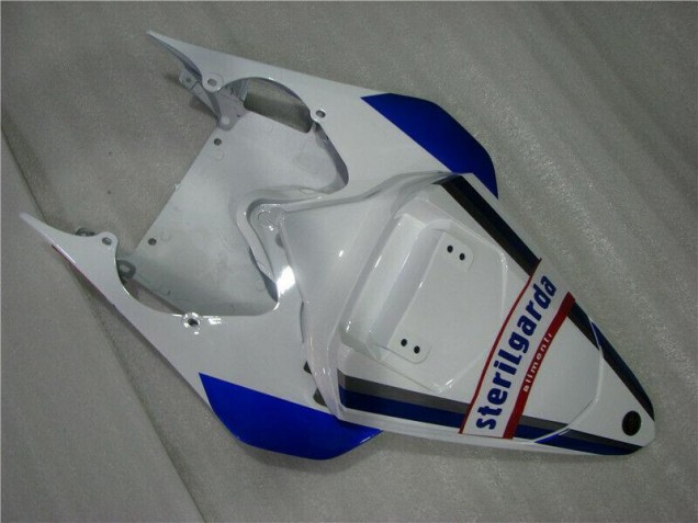 White Blue Sterilgarda Volvo 08-16 YZF R6 Motorcycle Fairings