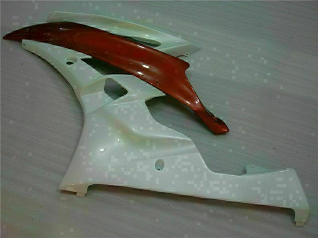 White Brown 06-07 YZF R6 Motorcycle Fairings White Brown 06-07 YZF R6 Motorcycle Fairings