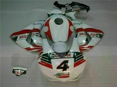 White Castrol 4 08-11 CBR1000RR Motorcycle Fairings
