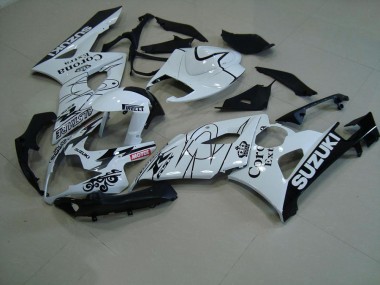 White Corona 05-06 GSXR 1000 Motorcycle Fairings