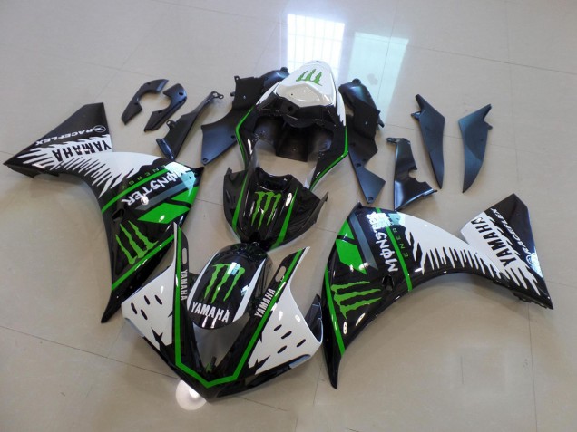 White Green Big Monster 09-11 YZF R1 Motorcycle Fairings