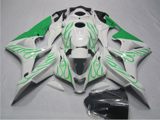 White Green Flame 07-08 CBR600RR Motorcycle Fairings White Green Flame 07-08 CBR600RR Motorcycle Fairings