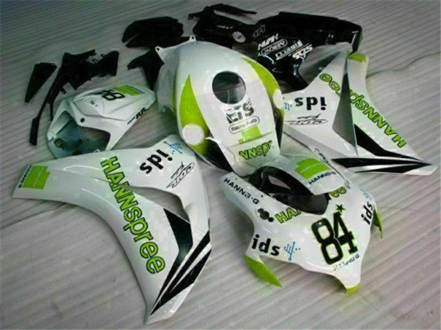 White Green Hannspree 84 08-11 CBR1000RR Motorcycle Fairings White Green Hannspree 84 08-11 CBR1000RR Motorcycle Fairings