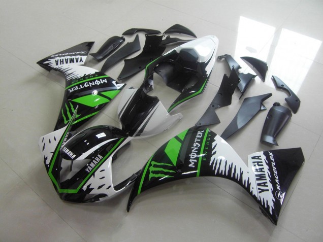 White Green Monster 12-14 YZF R1 Motorcycle Fairings