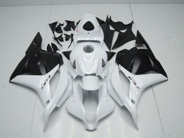 White Matte Black 09-12 CBR600RR Motorcycle Fairings White Matte Black 09-12 CBR600RR Motorcycle Fairings