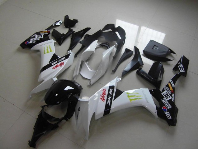 White Monster 08-10 ZX10R Motorcycle Fairings White Monster 08-10 ZX10R Motorcycle Fairings