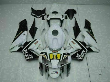 White Playboy 14 05-06 CBR600RR Motorcycle Fairings