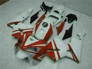 White Red 05-06 CBR600RR Motorcycle Fairing