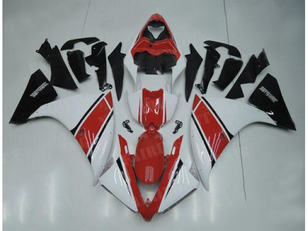 White Red Black 12-14 YZF R1 Motorcycle Fairings White Red Black 12-14 YZF R1 Motorcycle Fairings