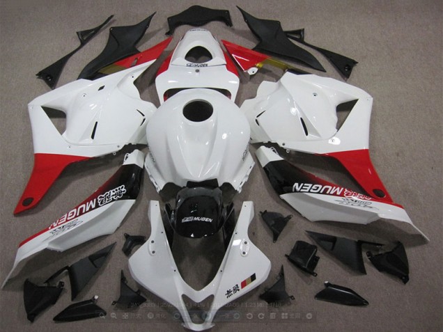 White Red Black Mugen 09-12 CBR600RR Motorcycle Fairings White Red Black Mugen 09-12 CBR600RR Motorcycle Fairings