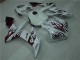 White Red Flame 04-06 YZF R1 Motorcycle Fairings