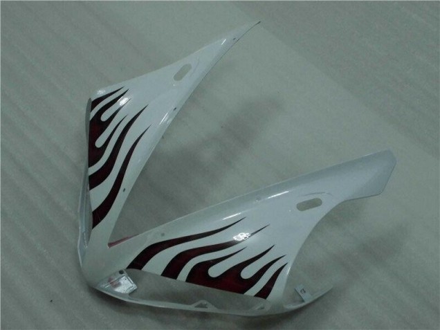 White Red Flame 04-06 YZF R1 Motorcycle Fairings
