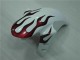 White Red Flame 04-06 YZF R1 Motorcycle Fairings