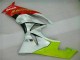 White Red H. Energy 09-12 ZX6R Motorcycle Fairings White Red H. Energy 09-12 ZX6R Motorcycle Fairings