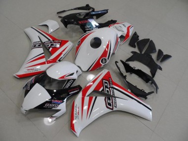 White Red HRC 08-11 CBR1000RR Motorcycle Fairings