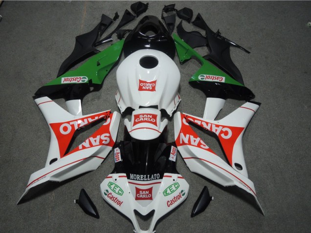 White Red MORELLATO San Carlo 07-08 CBR600RR Motorcycle Fairings White Red MORELLATO San Carlo 07-08 CBR600RR Motorcycle Fairings