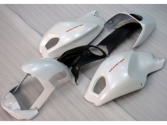 White Red Monster 08-12 Ducati Monster 696 Motorcycle Fairings White Red Monster 08-12 Ducati Monster 696 Motorcycle Fairings