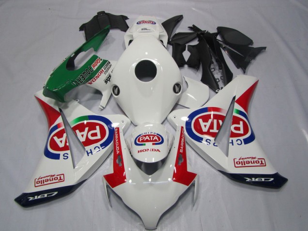White Red PATA 08-11 CBR1000RR Motorcycle Fairing White Red PATA 08-11 CBR1000RR Motorcycle Fairing