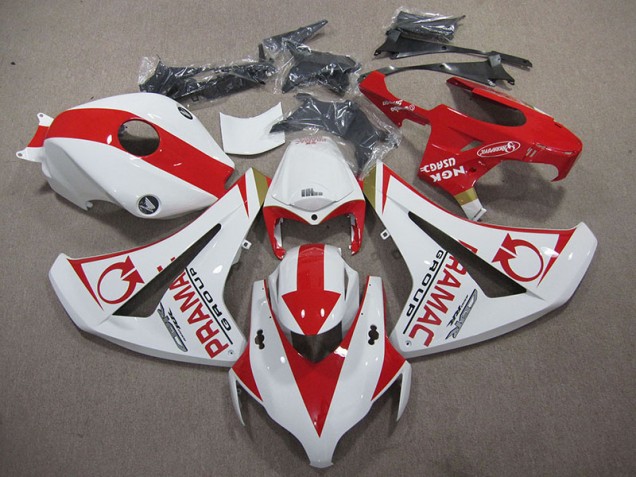 White Red PRAMAC 08-11 CBR1000RR Motorcycle Fairings White Red PRAMAC 08-11 CBR1000RR Motorcycle Fairings