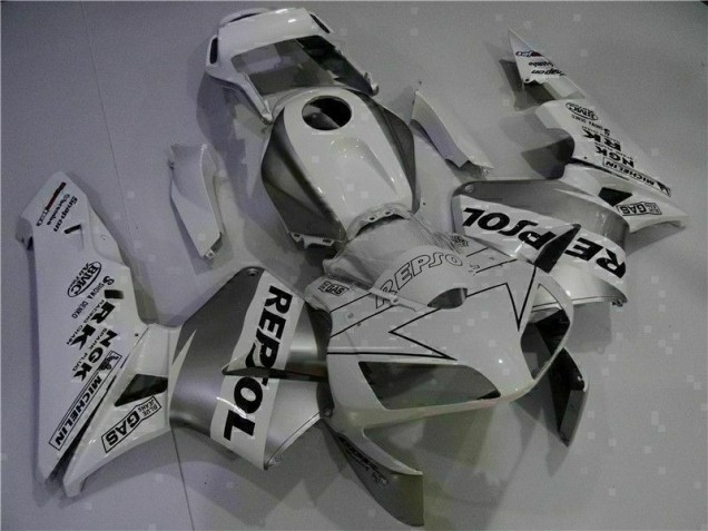 White Repsol 03-04 CBR600RR Motorcycle Fairings White Repsol 03-04 CBR600RR Motorcycle Fairings