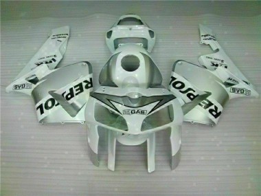 White Repsol 05-06 CBR600RR Motorcycle Fairing