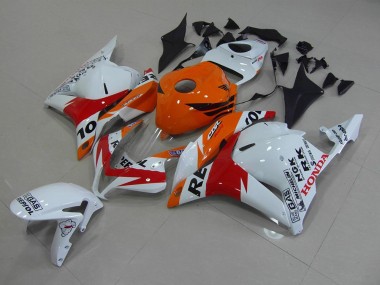 White Repsol 09-12 CBR600RR Motorcycle Fairings