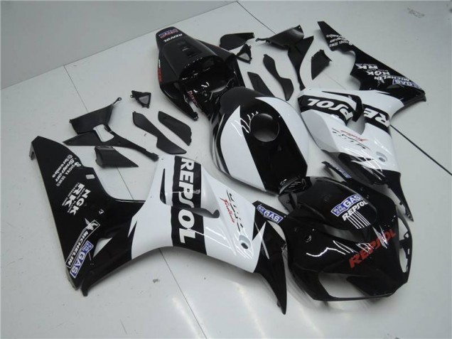 White Repsol Black 04-05 CBR1000RR Motorcycle Fairings White Repsol Black 04-05 CBR1000RR Motorcycle Fairings