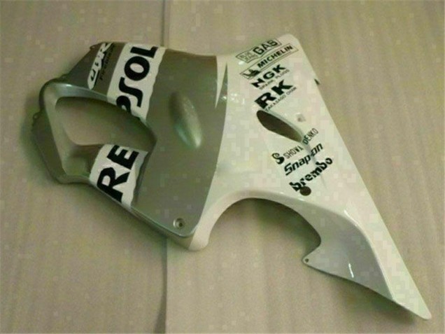 White Silver 01-03 CBR600 F4i Motorcycle Fairings White Silver 01-03 CBR600 F4i Motorcycle Fairings