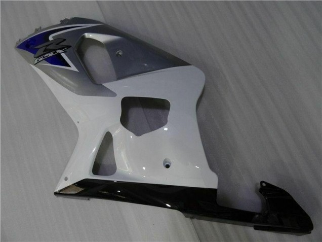 White Silver 01-03 GSXR 600/750 Motorcycle Fairings White Silver 01-03 GSXR 600/750 Motorcycle Fairings