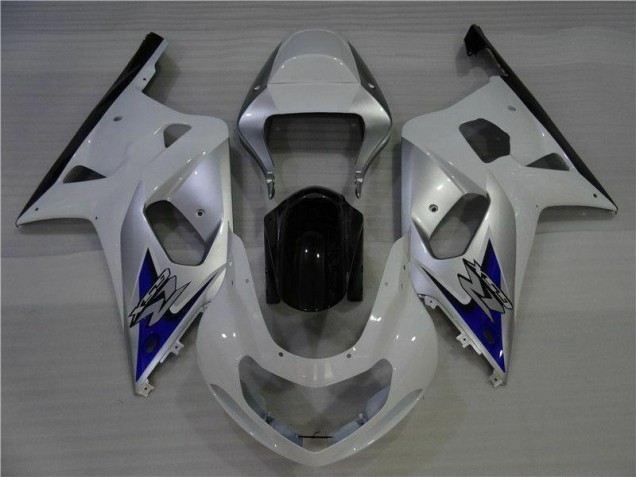 White Silver 01-03 GSXR 600/750 Motorcycle Fairings White Silver 01-03 GSXR 600/750 Motorcycle Fairings