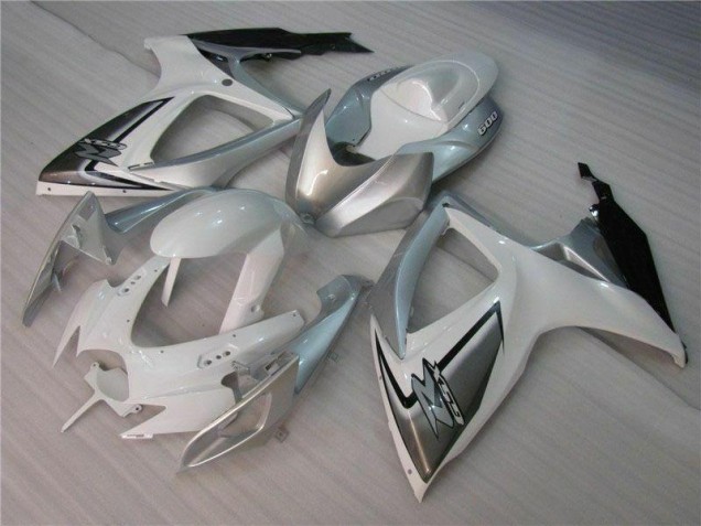 White Silver 06-07 GSXR 600/750 Full Motorcycle Fairing Kits White Silver 06-07 GSXR 600/750 Full Motorcycle Fairing Kits