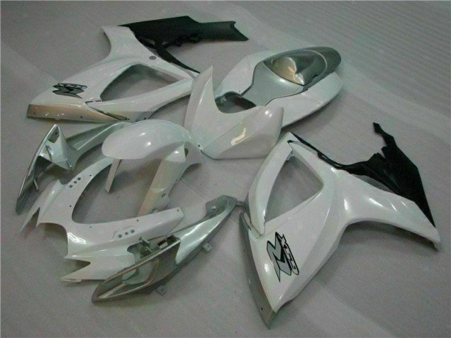 White Silver 06-07 GSXR 600/750 Motorcycle Bodywork White Silver 06-07 GSXR 600/750 Motorcycle Bodywork