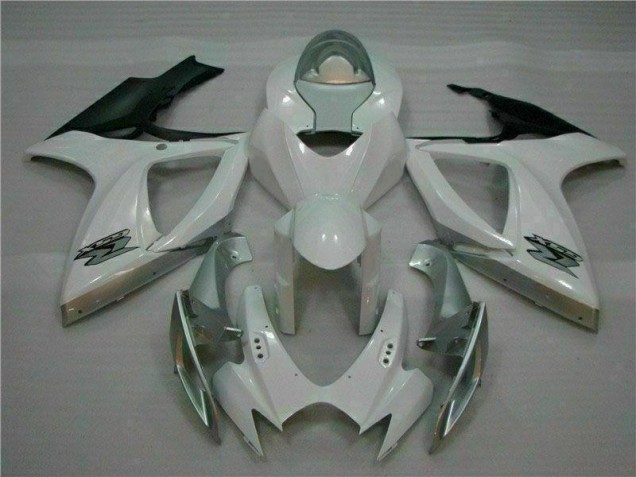 White Silver 06-07 GSXR 600/750 Motorcycle Bodywork White Silver 06-07 GSXR 600/750 Motorcycle Bodywork