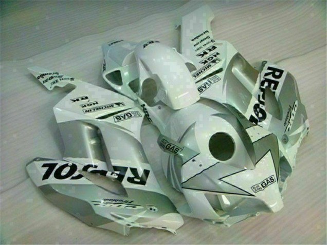 White Silver Repsol 04-05 CBR1000RR Motorcycle Fairings White Silver Repsol 04-05 CBR1000RR Motorcycle Fairings