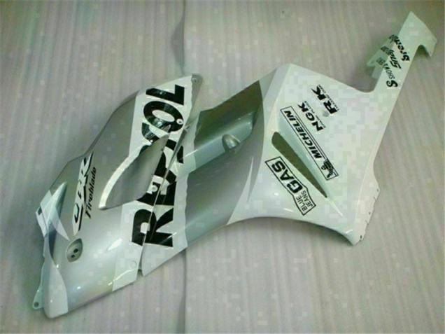 White Silver Repsol 04-05 CBR1000RR Motorcycle Fairings White Silver Repsol 04-05 CBR1000RR Motorcycle Fairings